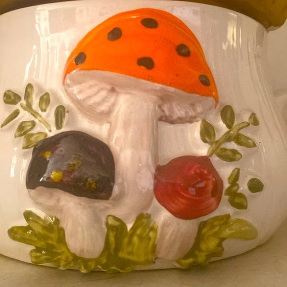 Rare Merry Mushroom Vintage Laurentian Tureen/Soup Serving Bowl w Ladle/Lid LRG - Picture 5 of 15